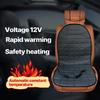 12V Car Heated Seat Cover Cushion Warmer Adjustable Heating Warming Pad Cover