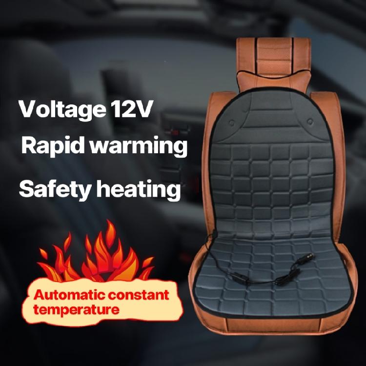 12V Car Heated Seat Cover Cushion Warmer Adjustable Heating Warming Pad Cover