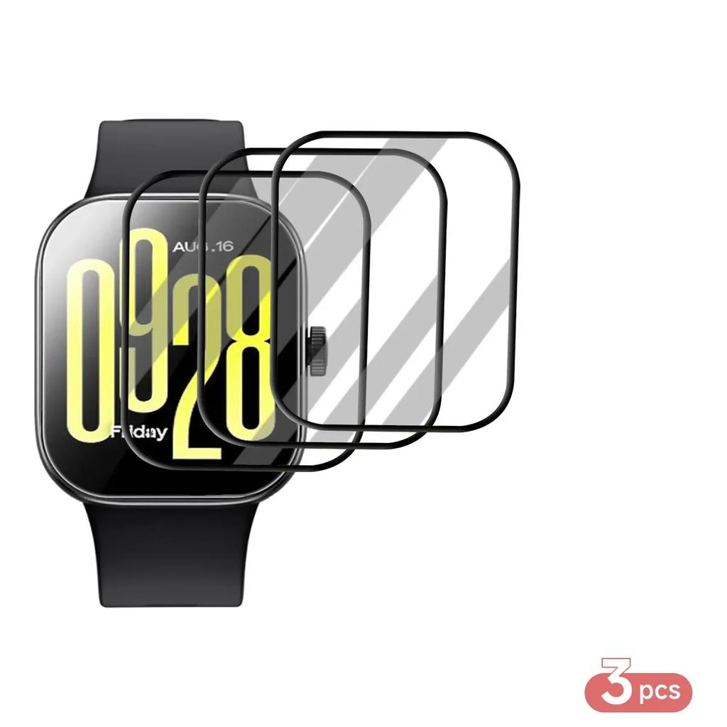 Verbundfolien-Schutz für Redmi Watch 5 Gebogener Displayschutz für Redmi Watch5 Ultra-HD Vollschutzzubehör