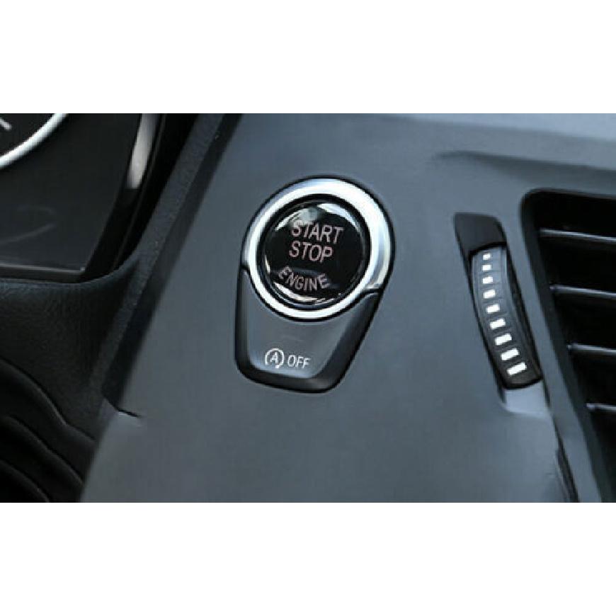 Cover Trim ABS Black For BMW 3 4 Series GT 13-19 Start Button Ignition Switch