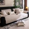 Pure Cotton Sofa Cushion, Universal In All Seasons, Non-Slip, Small And Fresh  High-End Sofa Cover Towel, Cream Wind Seat Cushion