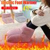 Electric Heater Foot Warmer USB Charging Fleece Soft Warm Foot Cover Washable Winter Feet Heating Pads For Home Bedroom Sleeping