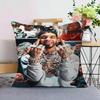 Rapper Real A-Anuel AA Cushion Cover Pillowcase Upholstery Sofa Throw Pillow Home Decor Pillowcas