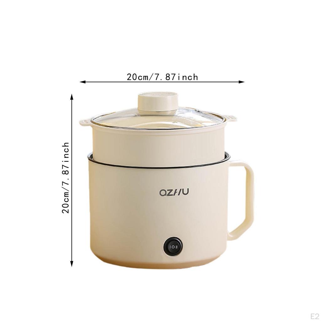 Mini Oală Electrică Fierbător pentru Gătit Rapid pentru Cămin Paste Friptură
