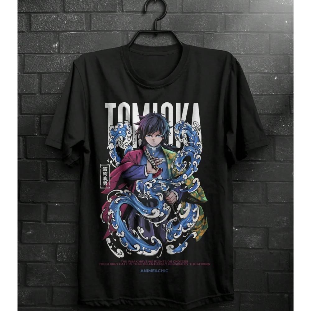 Giyu Tomioka Demon Slayer Kimetsu No Yaiba Manga Webtoon Kawaii Shirt Unisex Tee