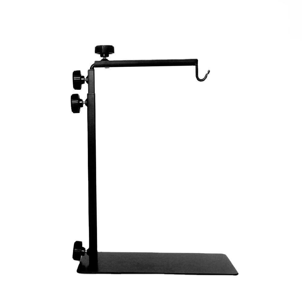 New Black Iron Adjustable Reptile Lamp Light Stand Domes Heat Lamp Metal Bracket Floor Light Holder for Reptile Terrarium