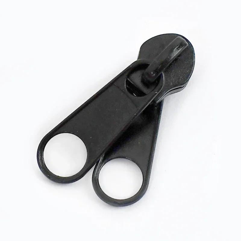 10/20/40Pcs 3# 5# 8# 10# Zipper Puller for Nylon Zips Bag Tent Single/Double Zip Slider Luggage Zippers Replace Repair Accessory