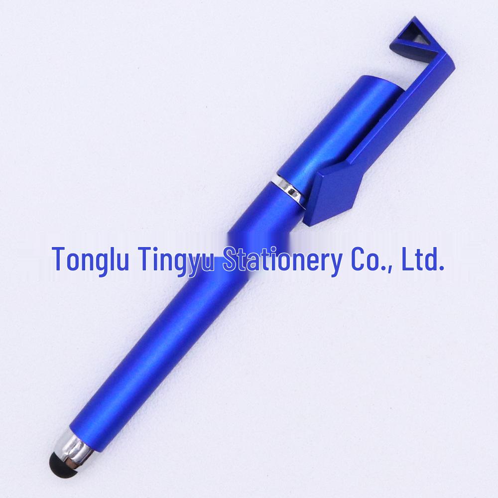 Stylus Ballpoint Pen with Touchscreen Stand & QR Code Clip