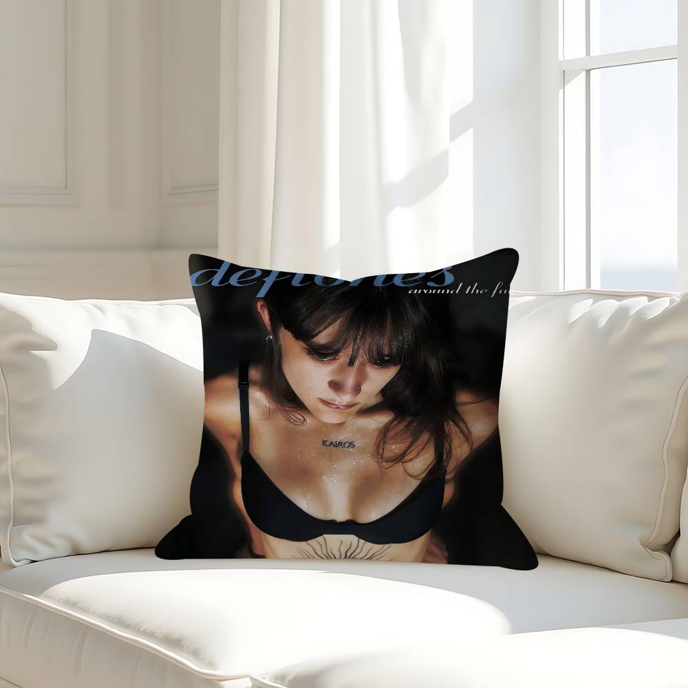 Deftones Music Pillow Cover Sofa Cushion Cover Home Room Decoration Children Gift