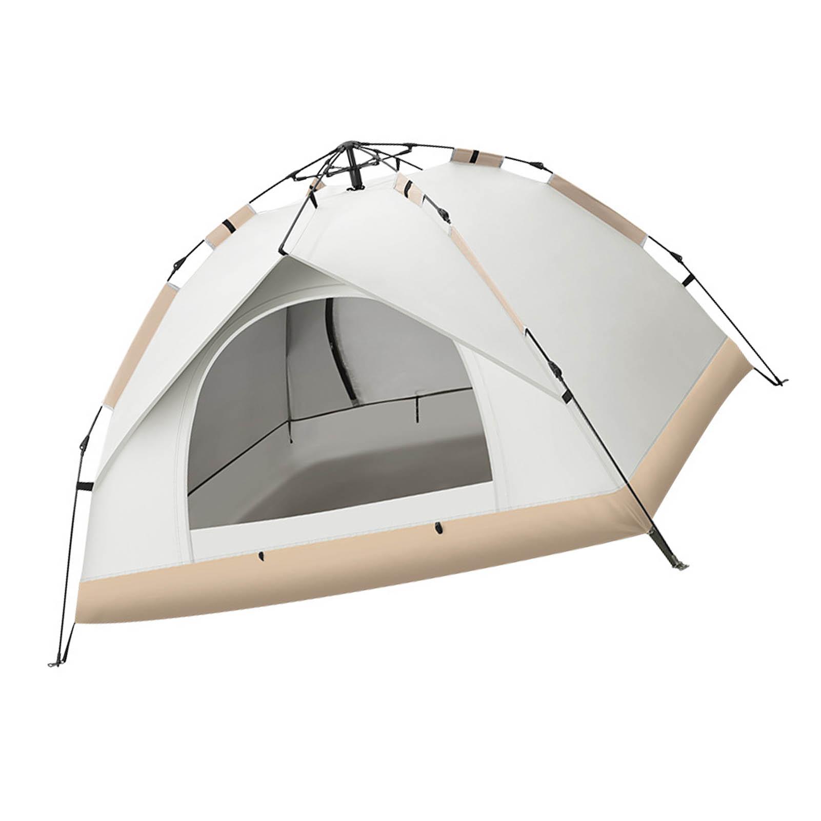 

Легкая палатка-автомат, солнцезащитная, водонепроницаемая, с высокой устойчивостью, быстрораскладывающаяся, для кемпинга на открытом воздухе белый