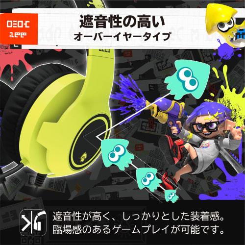 [Nintendo-lisensiert produkt] Splatoon 3 Hori Gaming Headset Standard for Nintendo Switch [Også kompatibel med Lite og organisk EL]