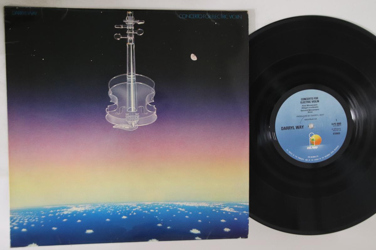 

LP Record DARRYL WAY - Concerto For Electric Violin ILPS9550 ISLAND 1978 UK Rock Used