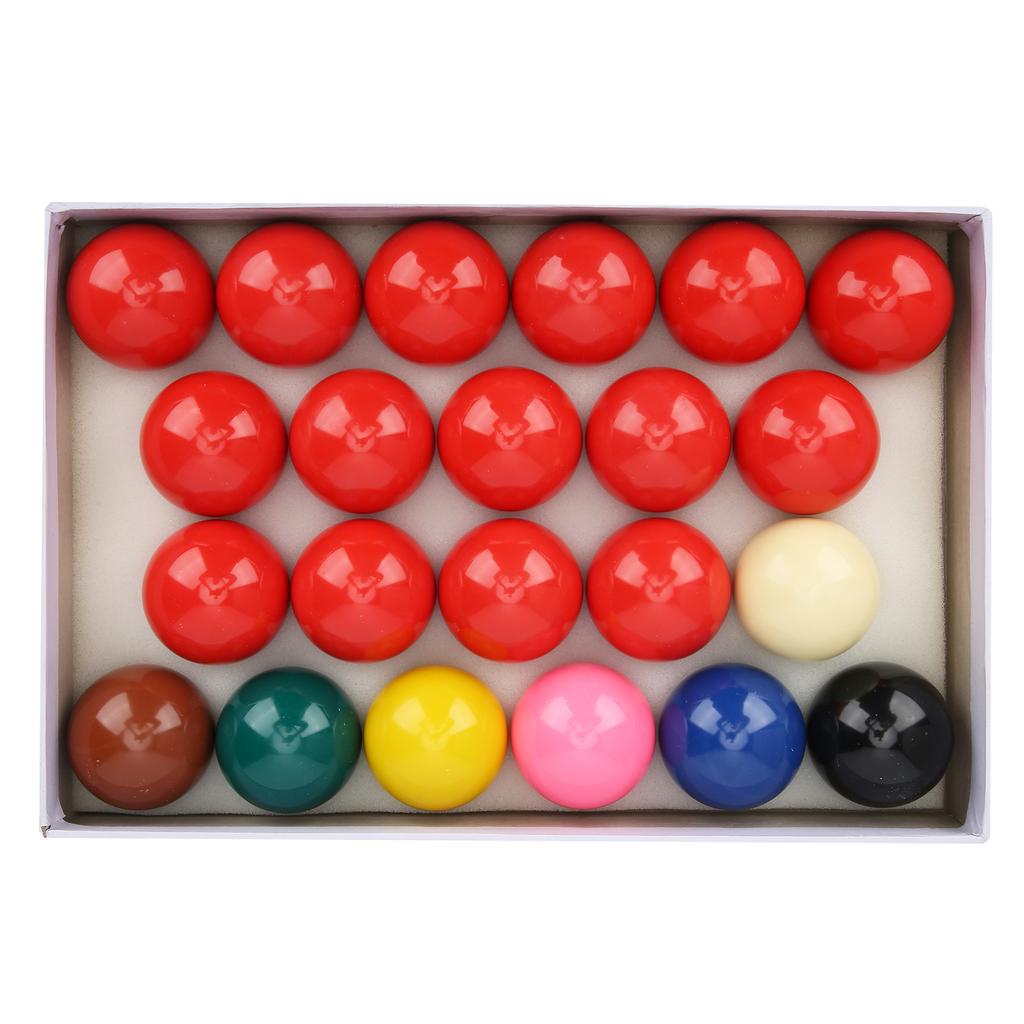 22Pcs 52.2mm/2.1in Snooker Billiard Pool Table Balls Set Resin Lime