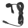 Clip On Collar Microphone Wired Microphone Suitable for iPhone Living Interview  High Quality