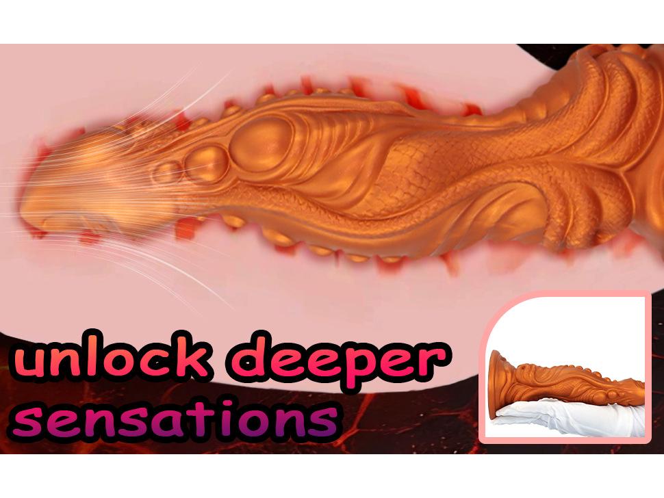 Silicone Dildo for Men & Women, Anal Expander, Couples' Erotic Pleasure Toy.