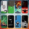 B-Billiards Snooker Handyhülle Für Samsung Galaxy A91,80,73,72 ,71,53,52,32 ,31,22,21s,20,Weiche Schwarze Hülle