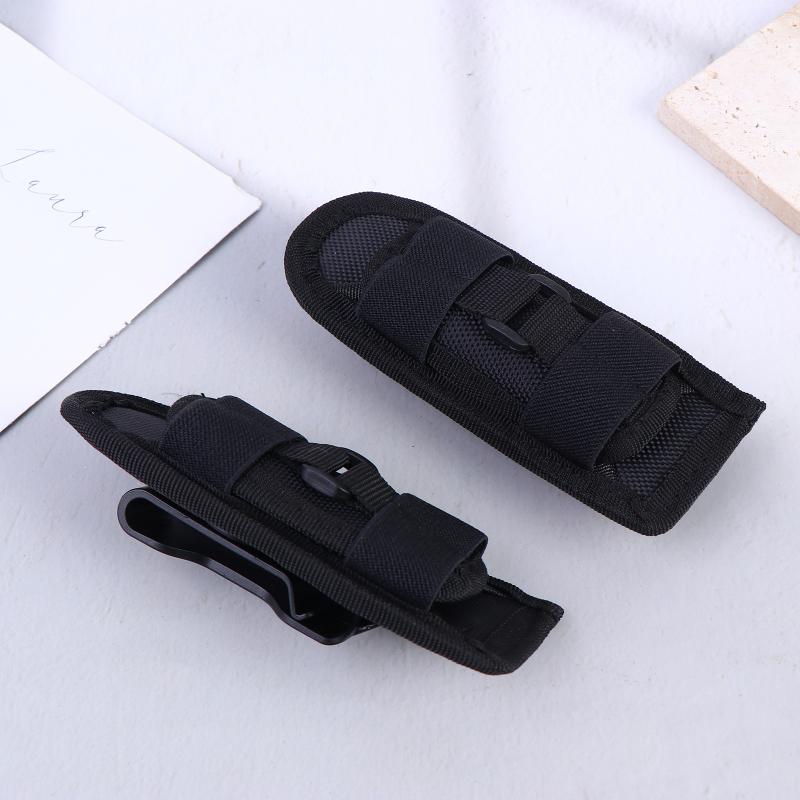 Belt Flashlight Pouch 360 Degrees Rotatable Outdoor Torch Case Hunting Lighting Light Holder Waist Bag 1/2Pcs