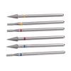 6pcs Nail Drill Bits Set Tungsten Carbide Nail Bits for Acrylic Gel Nails Electric Nail Drill