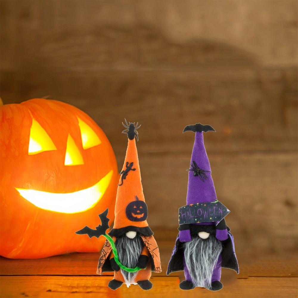 Portable Faceless Doll Cute Dwarf Plush Doll Funny Halloween Gnomes Doll  Festival