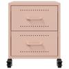 Nightstand Pink 36 x 39 x 43.5 cm Steel