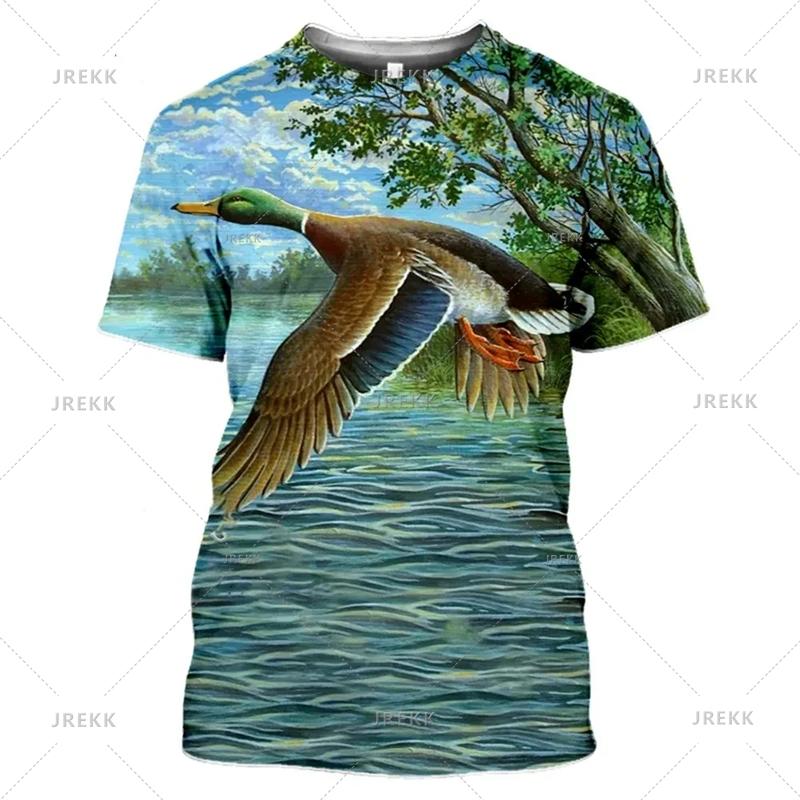 

Casual Hunting Camouflage Print T Shirts New Fashion Wolf Fox Graphic T-shirt For Men Clothing Forest Hunter Male Tops 4XL 6XL