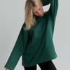 Spring Autumn New Cotton Long Sleeve T-shirt Women's Loose Top Fashionable Versatile Comfortable Casual Solid Color T-Shirts
