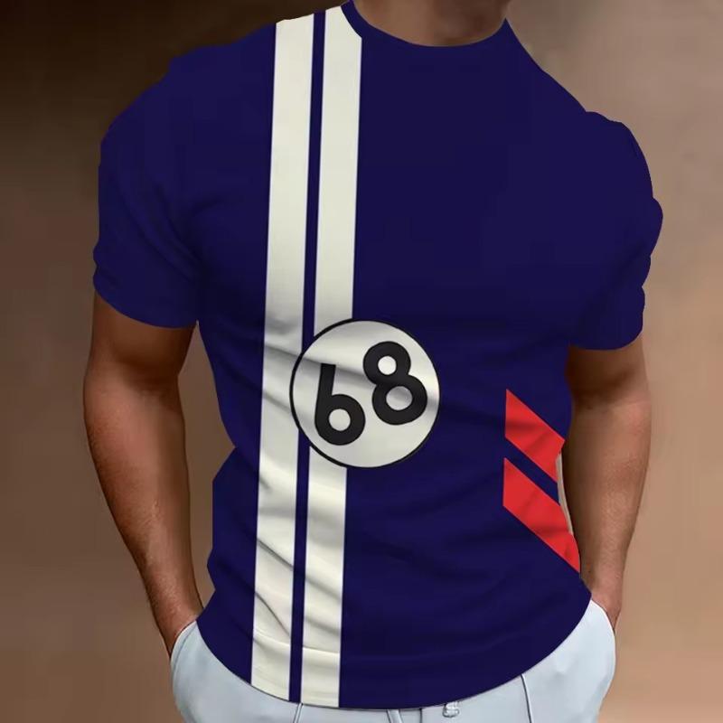 Sommer T Shirt Herren 3D Gedruckt Kurzarm Tops Outdoor Street Vintage T-Shirts Übergroße Kurzarm T Shirt Männer Kleidung