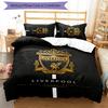 3 pièces L-Liverpool (6) Ensemble de housses de couette - Literie imprimée HD avec 1 housse et 2 taies d'oreiller - Parfait pour la décoration de la maison et des dortoirs