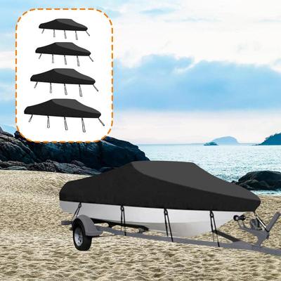 Waterproof Boat Cover Heavy Duty Oxford Material Secure Fit Accessories for Speedboat Protection