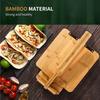 Holz Tortillapresse Teigtaschenhaut-Maker Presser Holz Teigpresser Traditioneller Tortilla-Sope-Maker Manuelle Teigtaschenwickelform