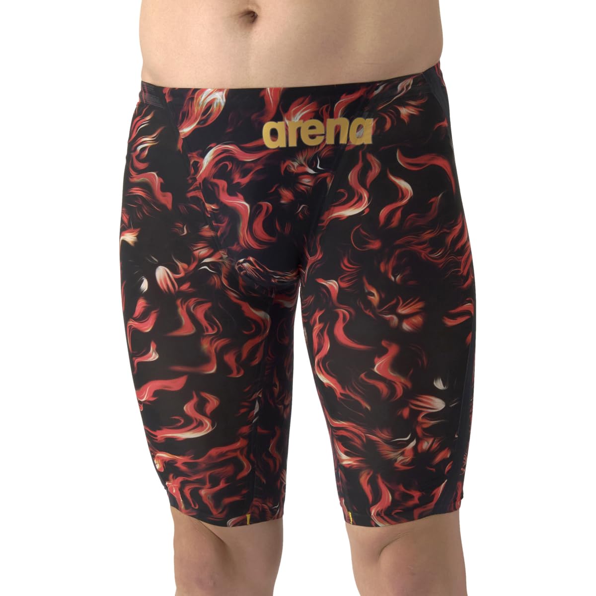 

Arena Swimwear Racing Spats Black x Red S (Half Leg) Men s (BKRD)