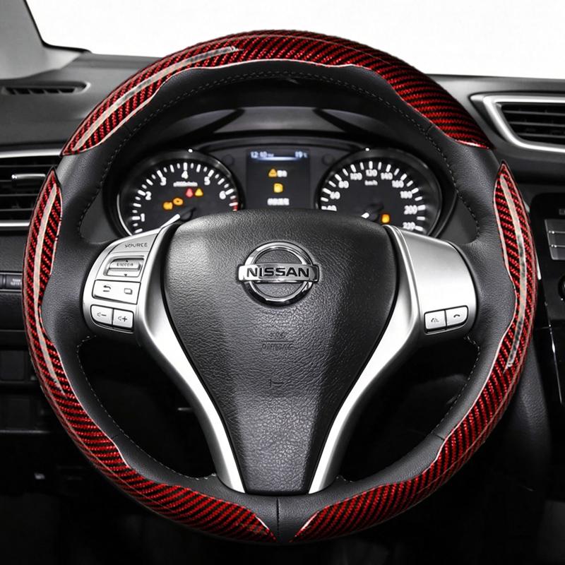 Suitable for Nissan  Steering Wheel Cover Suitable for Qashqai J10 J11 March Terrano2  Juke N16 Xtrailt31 T32 E11 Y62