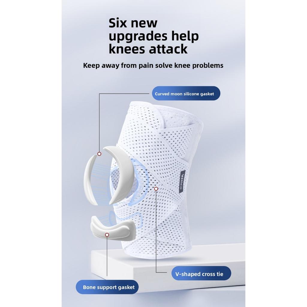 Unisex Elastické chrániče kolen, Prodyšná polyesterová vlákna, Sportovní basketbalová podpora - Vhodné pro různé venkovní aktivity