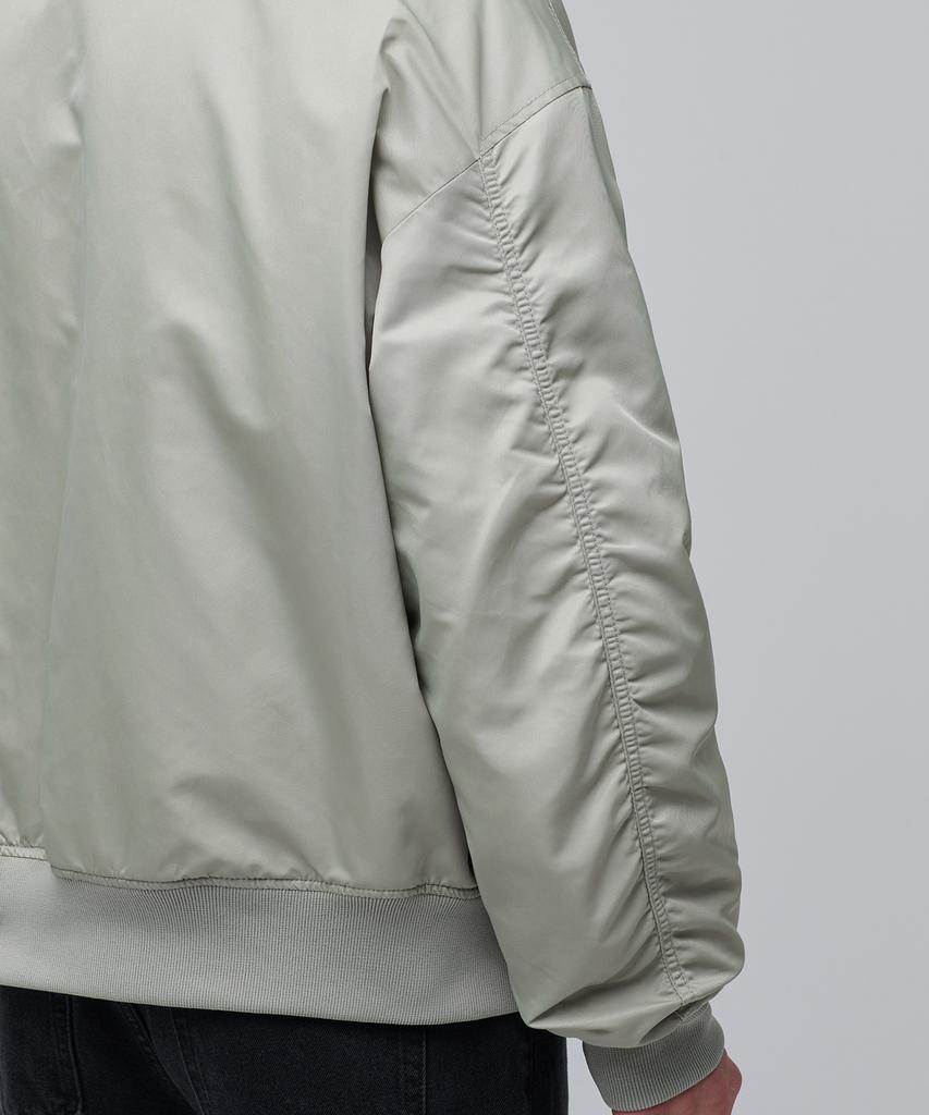 Musinsa Standard Oversized Ma-1 Bomber Jacket [Sand Grey]