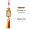 Double-sided Chinese Style Xuan Paper Pendant Bookmark - Handwritten Calligraphy & Cultural Gift