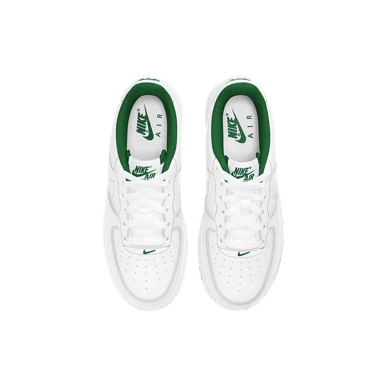 New Nike Air Force 1 Low White Pine Green GS CW1575-103