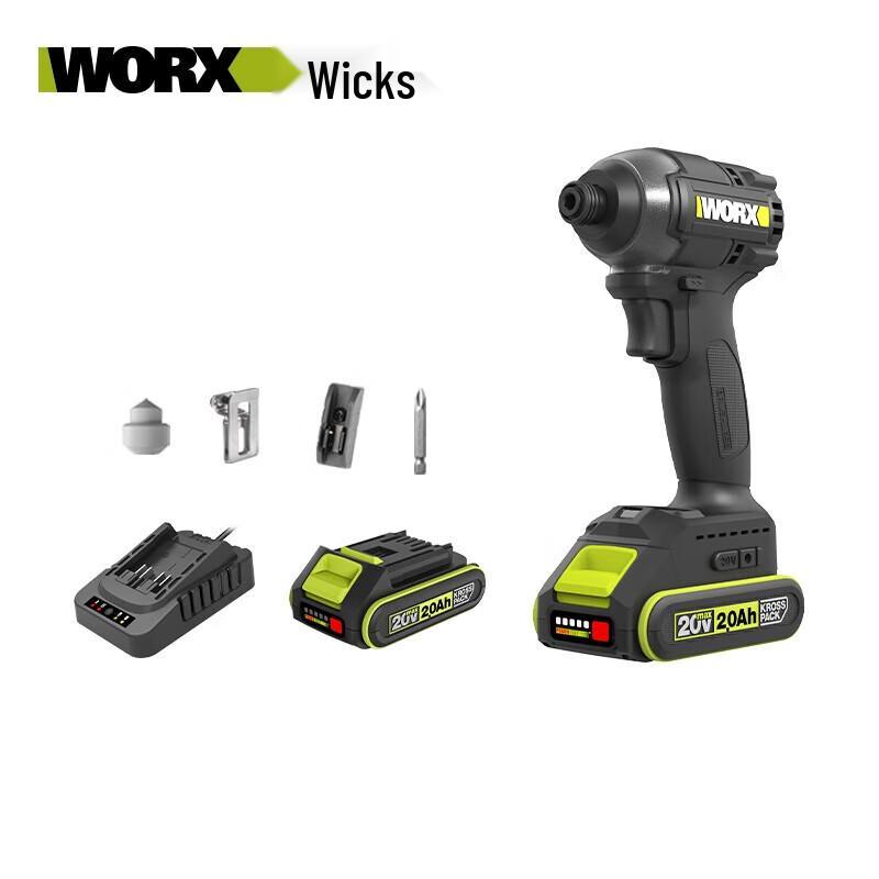 

WORX 20V Brushless Mini Impact Driver WE280D CN plug (adapter included)