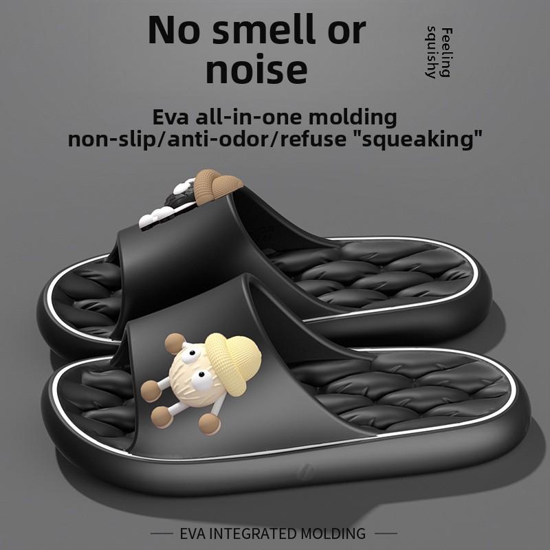 

Милі тапочки-вугільні кульки для жінок на літо, новий протиковзкий дизайн для носіння на вулиці, вдома, прохолодні тапочки для чоловіків 44-45