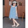 Crystal Princess Closed Toe Sandals, Soft Flat Casual Dance Shoes Summer Footwear for Big Girls