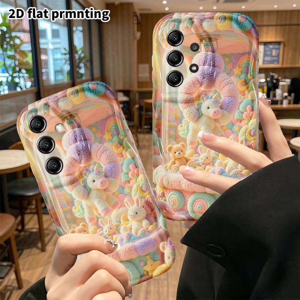 Phone Case: 2D Flat, Suitable for Samsung Galaxy A34 A35 M05 M06 S20 S22 S21 FE Plus 5G Protective Case, Claw Machine, Perfect Christmas and Halloween