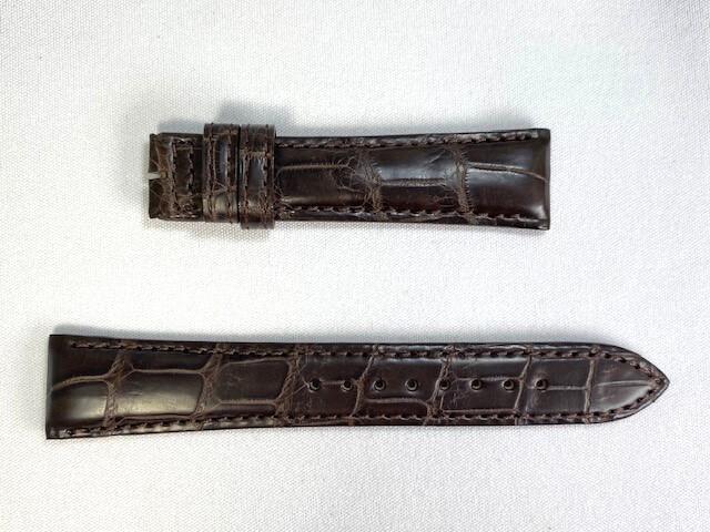 DD97AW SEIKO Grand Seiko 19mm Genuine Leather Crocodile for Strap, Brown, SBGR005/9S55-0020