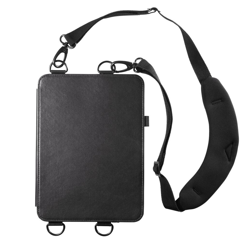 Sanwa Supply PDA-IPAD1712BK2 Case with Stand and Belt for iPad Pro 11-inch (M4/2024)