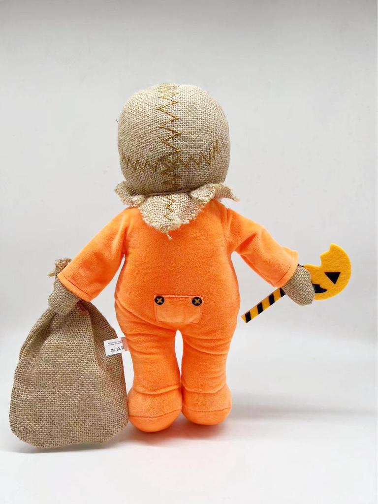 Trick 'r Treat Sam Plush Toy: Halloween Pumpkin Man Doll