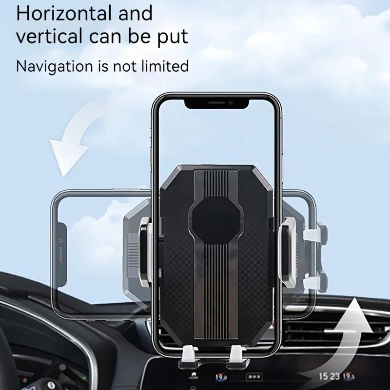 VIKEFON Car Phone Holder Stand Universal Dashboard Car Clip Mount GPS Bracket Sucker Mobile Phone Support In Car For All Phones