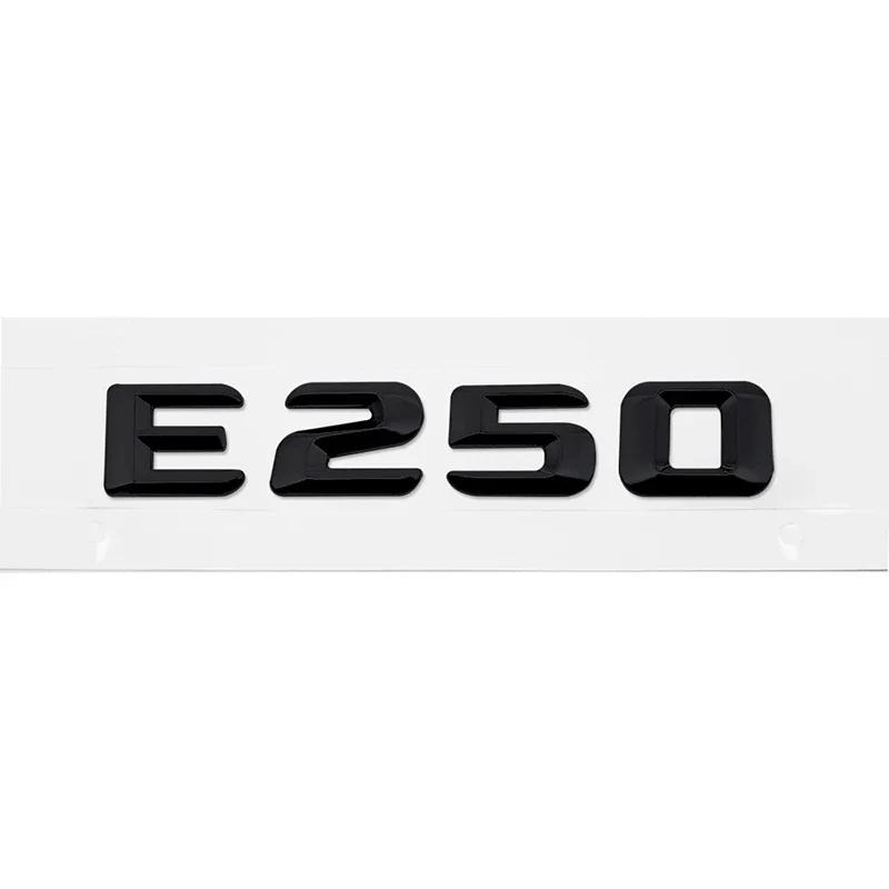 Car Tail Letter Number Emblem Sticker Rear Trunk Badge Decal for Mercedes Benz E Class E53 E55 E63 E200 E220 E230 E240 E250 E260