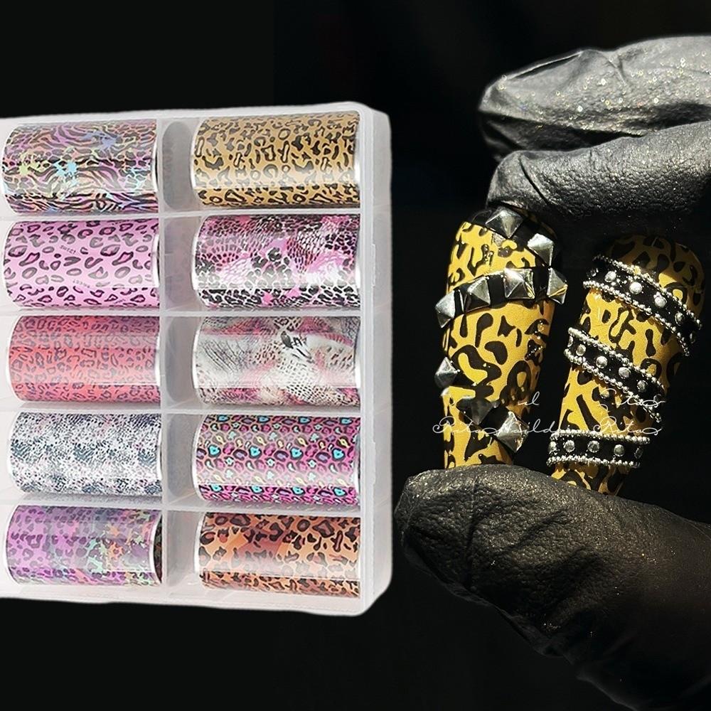 Lace Design Nail Foils Stripe Pattern Nail Decals Professional Nail Art Stickers  Nail Decoration