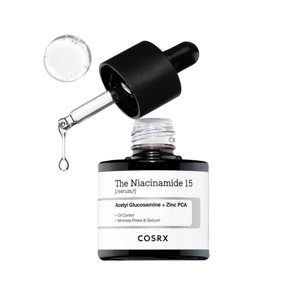 COSRX Siero alla Niacinamide Niacinamide 15 Niacinamide Contenuto più Alto di Niacinamide nel suo Serie per Problemi Sensibili Base Cosmetici Coreani, 20ml, 15%