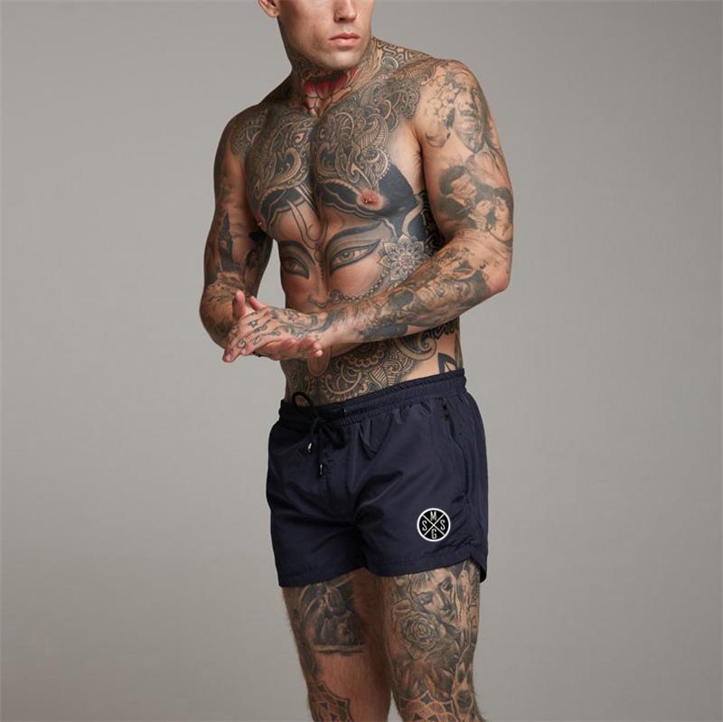 Muscleguys Workout Street Wear Mens Loose Running Shorts Running Hiking Short Jogger Pants