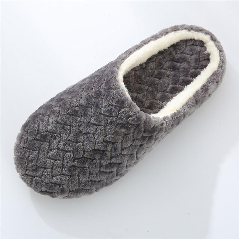 Women Winter Home Fur Slippers Cartoon Cat Non-Slip Soft Warm House Indoor Bedroom Men Couples Boys Girl Memory Foam Floor Shoes