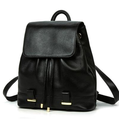 British Vintage Backpack Genuine Leather Backpack for Women's Commuter Travel